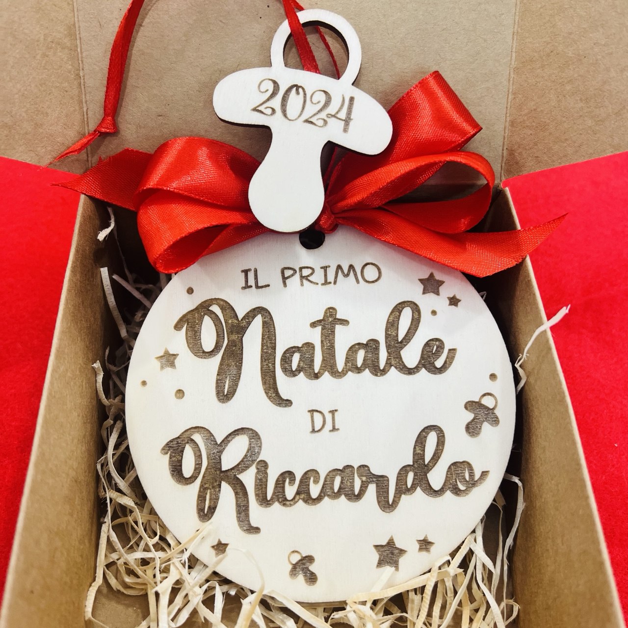 Primo Natale - Pallina di Natale con pendente