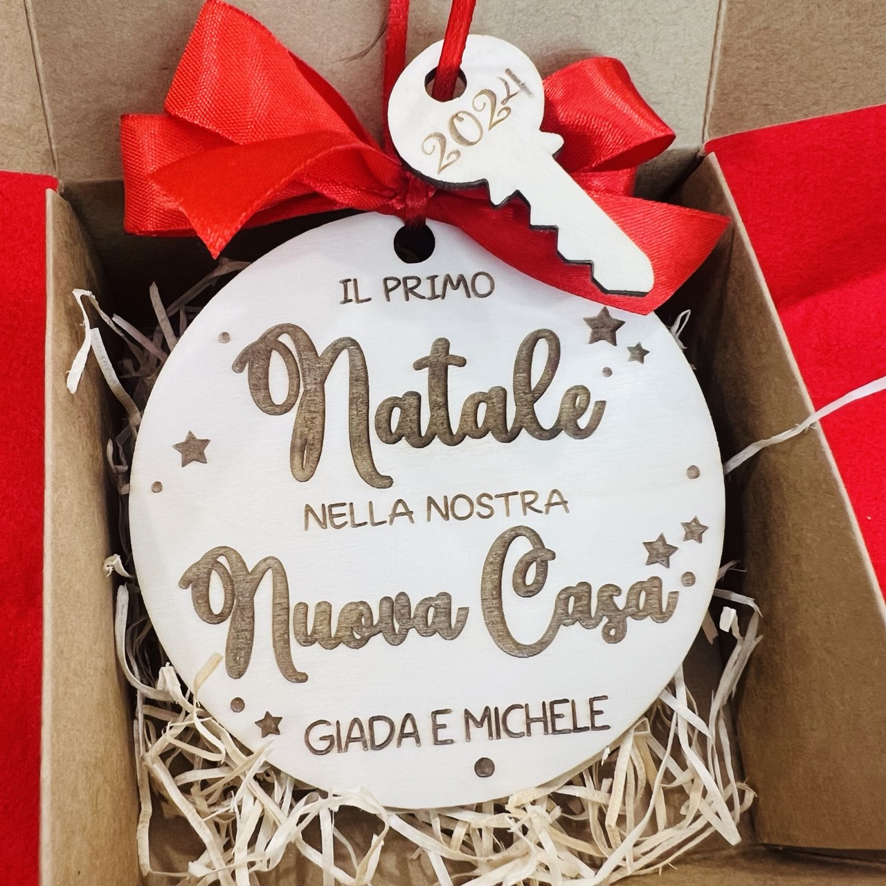 Nuova Casa - Pallina di Natale con pendente